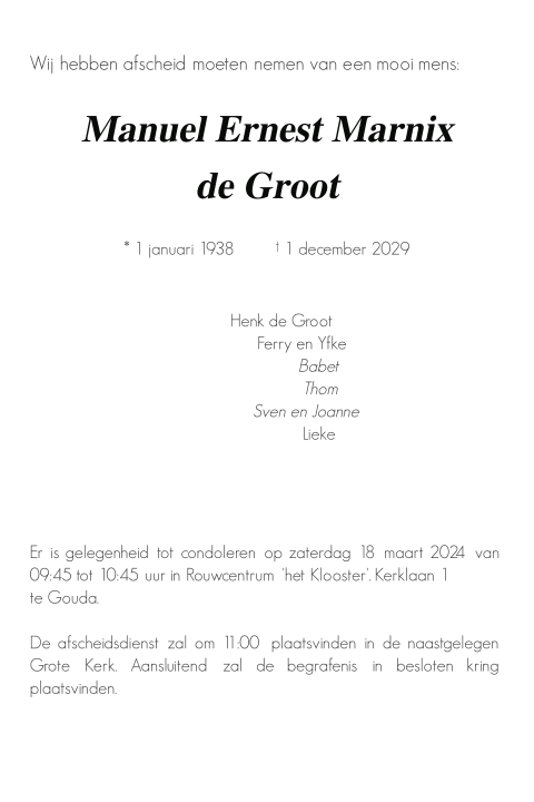 Kaart binnenkant