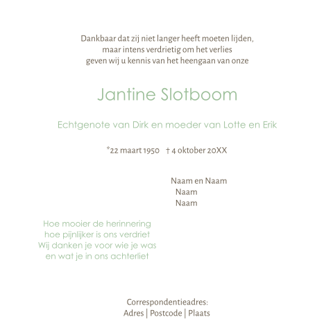 Kaart binnenkant