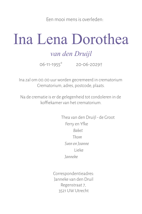 Kaart binnenkant