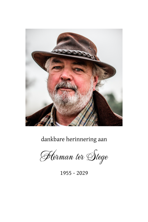 Bidprentje met een eigen foto