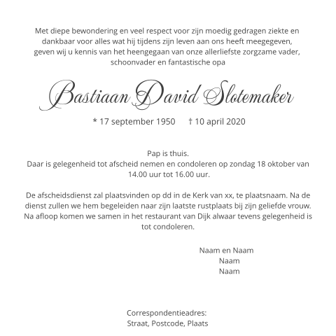 Kaart binnenkant