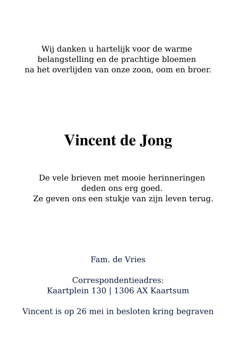 Kaart binnenkant
