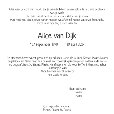 Kaart binnenkant