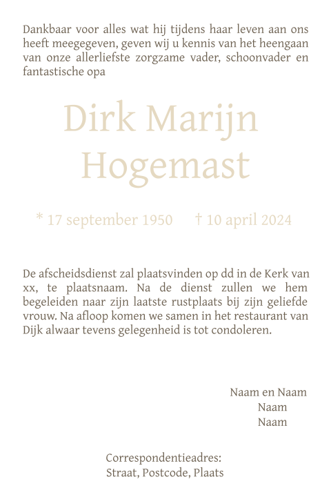 Kaart binnenkant