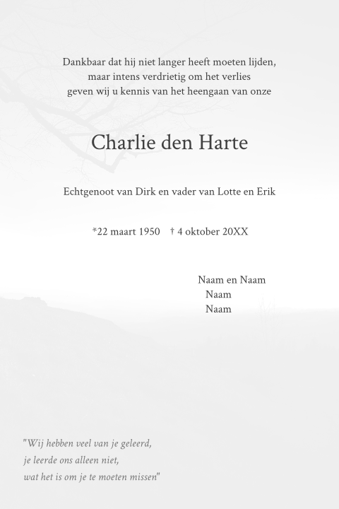 Kaart binnenkant