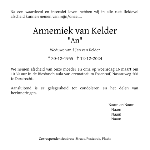 Kaart binnenkant