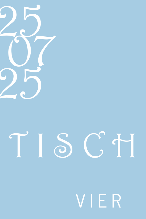 Tischkarte - Modern