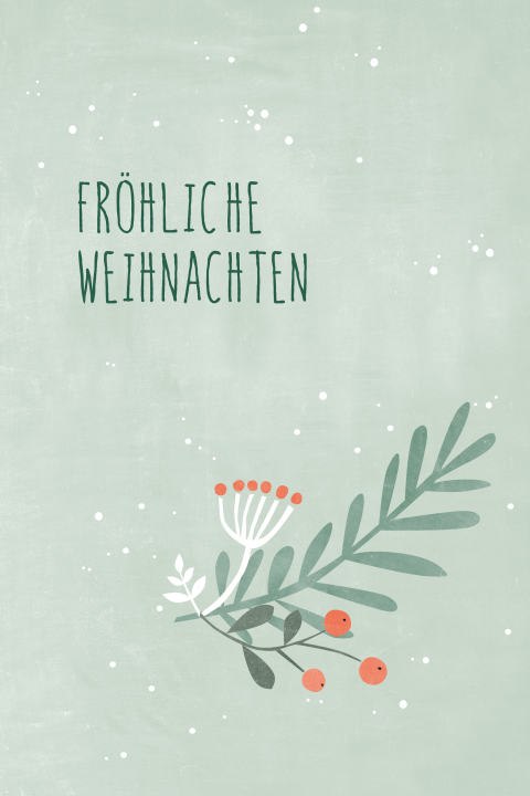 Beeren zu Weihnachten