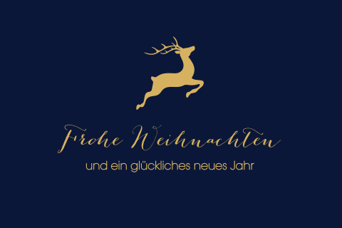 Goldenes Rentier