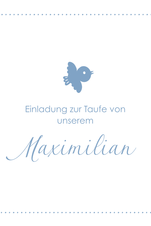 Kleines Vögelchen Jungen