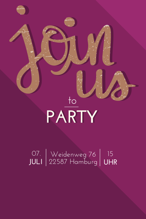 Join us to Party