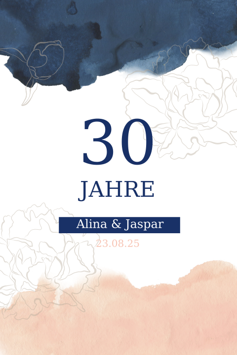 Aquarellwolken - 30