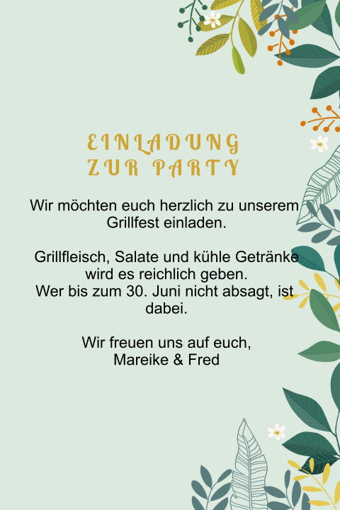 Karteninnenseite
