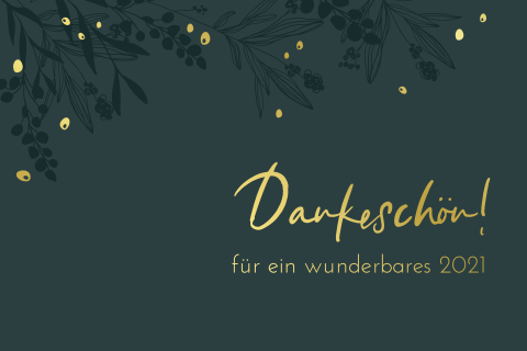 Danke für das wunderbare Jahr