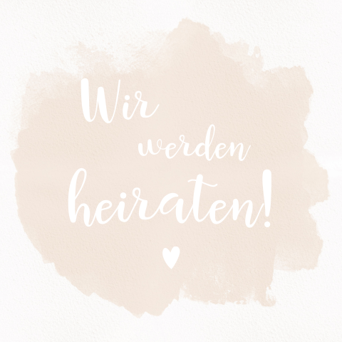 Hochzeitseinladung mit einer Pastellwolke