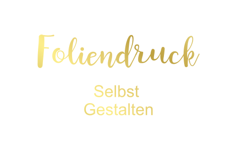 Doppelkarte blanko querformatig Falz oben Hochzeit Foliendruck doppelt