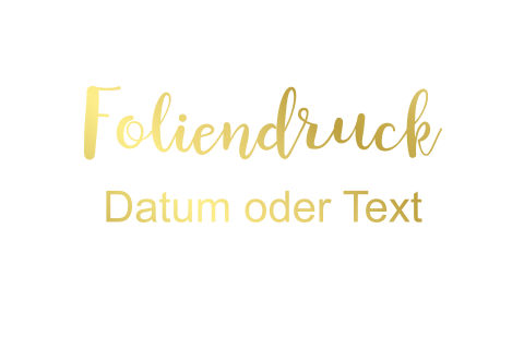 Doppelkarte blanko querformatig Falz oben Foliendruck