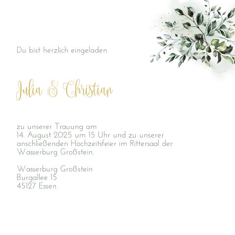 Karteninnenseite
