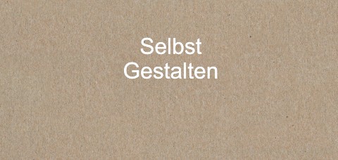 Einfachkarte blanko panorama Kraftpapier