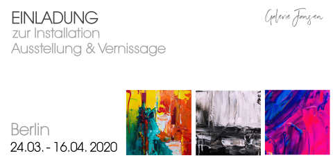 Einladung Kunstausstellung