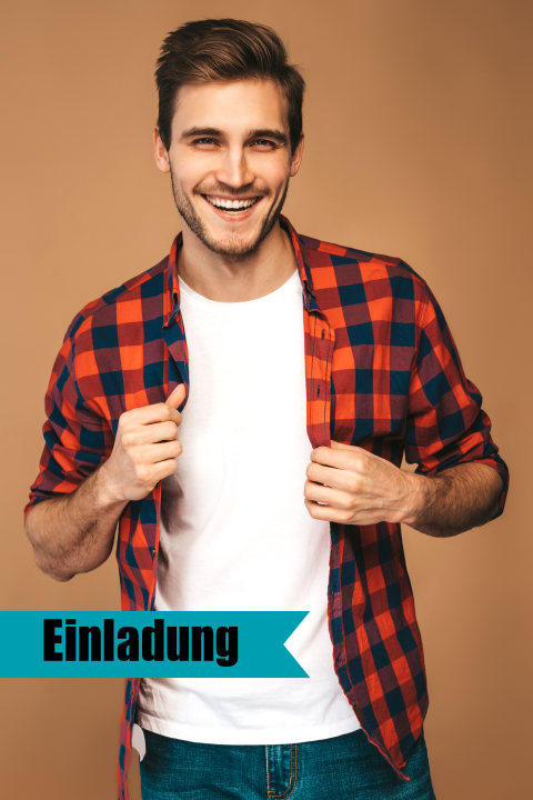 Foto mit Wimpel