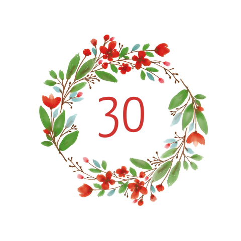 Geburtstag Blumenkranz - 30