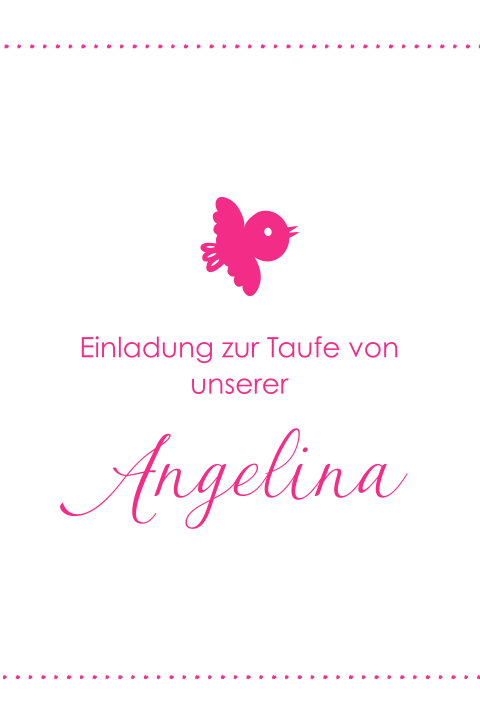 Kleines Vögelchen Mädchen