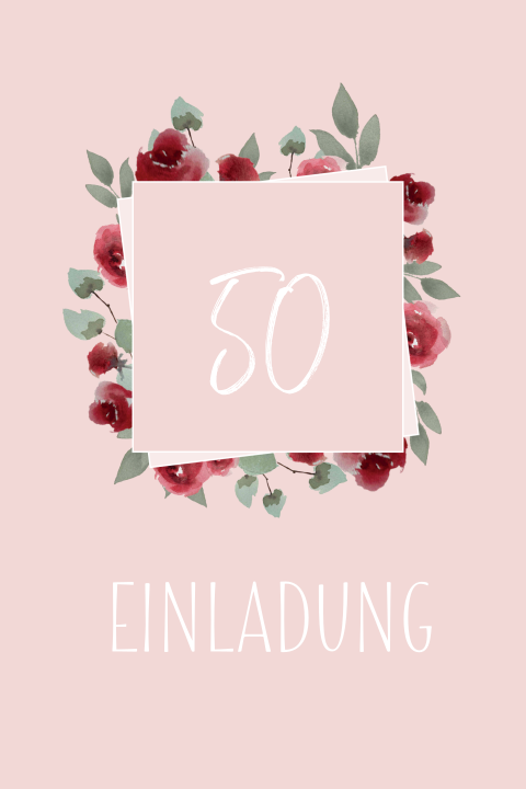 Einladung Rosen