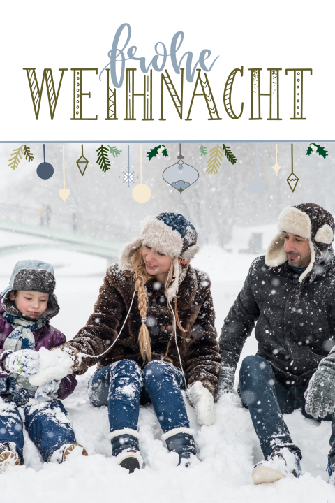 Familiäre Weihnachten
