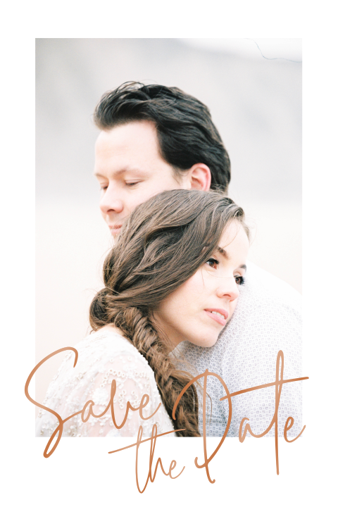 Ihre Save the Date Karte für Ihre Hochzeit mit persönlichem Bild