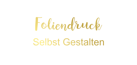 Doppelkarte blanko panorama Hochzeit Foliendruck doppelseitig
