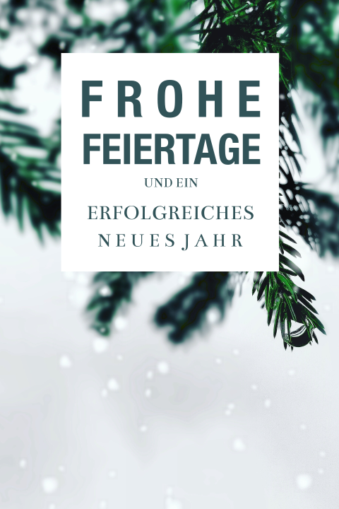 Schnee zu den Feiertagen