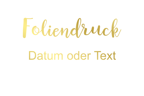 Doppelkarte blanko querformatig Falz links Foliendruck