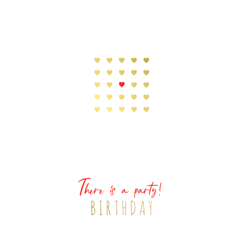 Geburtstag mit Herz