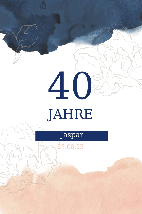 Aquarellwolken - 40