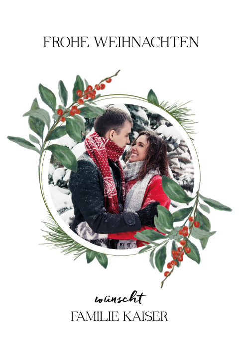 Frohe Weihnachten von der ganzen  Familie