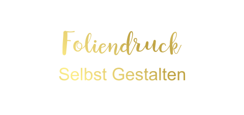 Einfachkarte blanko panorama Hochzeit Foliendruck doppelseitig