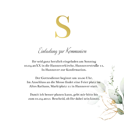 Karteninnenseite
