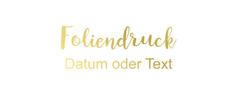 Einfachkarte blanko panorama Foliendruck