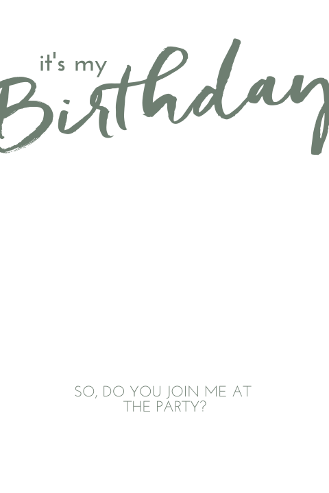 birthday lettering