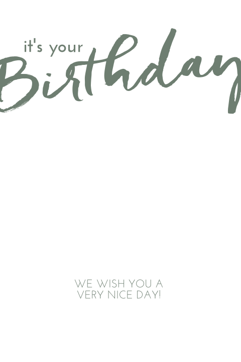 Birthday karte - sturdy birthday