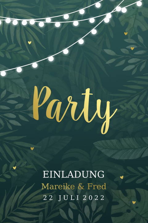 Lichterkettenparty