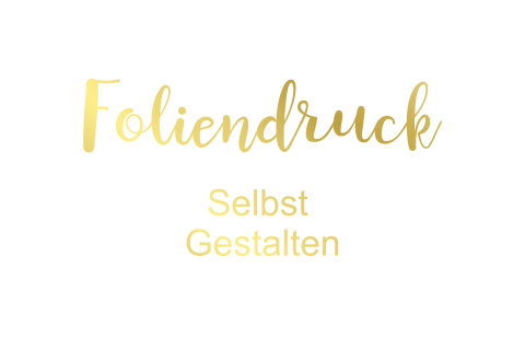 Doppelkarte blanko querformatig Falz oben Foliendruck Geburt
