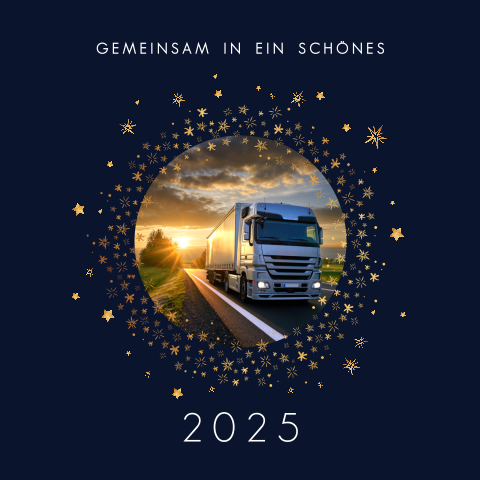 Geschäftliche Weihnachtskarte mit passneden Foto zu Ihrem Unternehmen