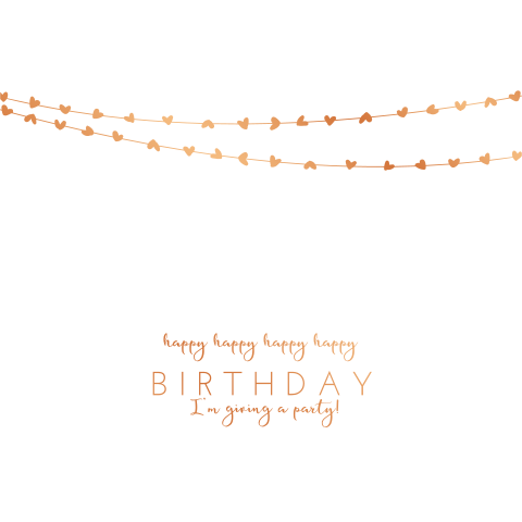 Birthday Girlande