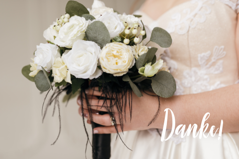 Dankeskarte mit Ihrem Bild als Eyecatcher: "You and Me"