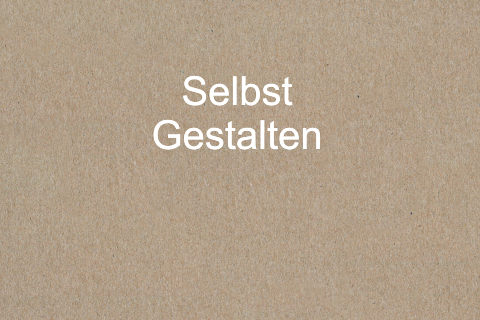 Doppelkarte blanko Falz oben Geburt Kraftpapier