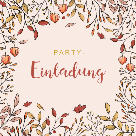 Farbenfrohes Herbstfest
