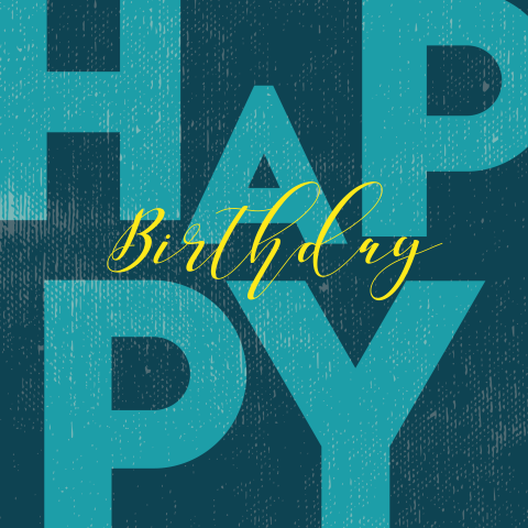 Retro Happy Birthday