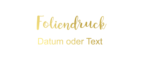 Doppelkarte blanko panorama Foliendruck